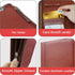 WRIYES Leather Padfolio with 3 Ring Binder, Zippered Portfolio Organizer, Professional Business Binder for