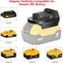 KUNLUN DL18ML Battery Converter for Dewalt to Milwaukee Battery Adapter, Convert for Dewalt 20V Battery to Milwaukee M18 18V Battery for Milwaukee Cordless Tools(Bare Adapter Only)