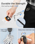 KTRIO ID Badge Holders with Clip - Vertical Clear Plastic ID Card Holders (2.5" x 3.4"), 5 Pack