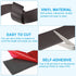 20 2" PATIKIL Self Adhesive Floor Transition Strip ft x Vinyl Flat Divider Flooring for Joining Floor Gaps Carpet