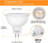 Mlambert 12 Pack MR16 LED Bulbs, 50W Halogen Equivalent, 2700K Warm White, 5W GU5.3 Spotlight Bulb
