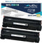 LCL Compatible Toner Cartridge Replacement for HP 35A CB435A, 2000 Pages High-Yield for Laserjet P1002 P1003 P1004 P1005