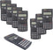 RENUS 8 Packs 2-Line Engineering Scientific Calculator for Students and Teachers, 16 AAA Batteries Included