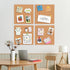 SVOPY Cork Bulletin Square Board for Walls - 4 Pack Extra Thick 12x12 Inches Cork Board Tiles for Home & School
