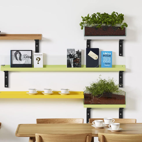 HARSKIYER 6pcs 6 5 Inch Black Metal Shelf Support Angle L Brackets, x Wall Mounted Floating Shelf Brackets Heavy Duty L