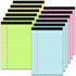 Legal Pads 5x8 Colored Note Pads - 12 Pack Small College Ruled Notepads, 30 Sheets/Pad
