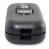 E-outstanding Inline Cord Switch On/Off Black Button Feed Cord Switch for Table Lamp Desk Light