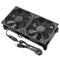 GDSTIME Quiet Router Fan Cooler with 3 Speed Control, L/M/H, DC 5V