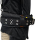 20-222 Heavy Duty Polyester Tool Rig Padded Belt, Black for Construction and Heavy-Duty Use
