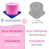 4"x6" (1 1200 Pink Barrier Film Roll - Protective Dental Barrier Film for Dental, Medical, Tattoo - Perforated Adhesive