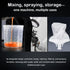 10 650ml 1.4/1.7/2.0mm Nozzles. HVLP Air Spray Gun Kit Includes Disposable Paint Cups with The Automotive Paint Spray
