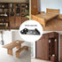 12pcs Corner Brackets with Screws, Wood Furniture Connectors Stabilizers, Stainless Steel Floating Shelf Hardware