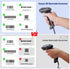 Eyoyo EYH2 2D PDF417 Handheld USB Barcode Scanner, Wired Automatic QR Code Scanner Data Matrix Bar Code Reader
