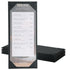 6 Pack 1 View Menu Holder Menu Covers 4.25" x 11" |
