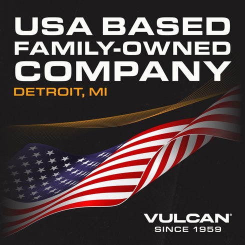VULCAN Load Binder with 2 Grab Hooks - Ratchet Style, 7100 Pound Safe Working Load, Works with 5/16 Inch or 3/8 Inch