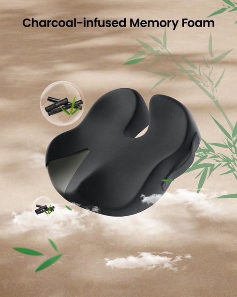 Tailbone, ProtoArc Seat Cushion, Office Chair Cushion for Sciatica, Coccyx Cushion, Ergonomic Memory Foam Seat Cushion