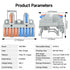 3Pcs 2 10 4-2.5 mm 36Pcs 6.89 Inch Lever Wire Connectors, in Out, Push-in, Quick Wiring DIN Terminal Blocks, Wire