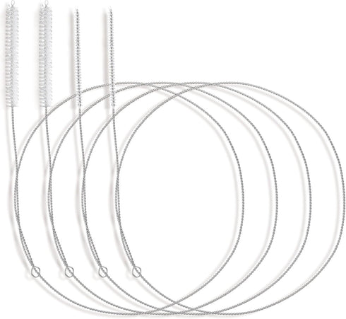 4 Pcs Extra Long Cleaning Brush, 1m/39in for Straw Tube, Pipe, Hose, Bottle, Refrigerator Drain