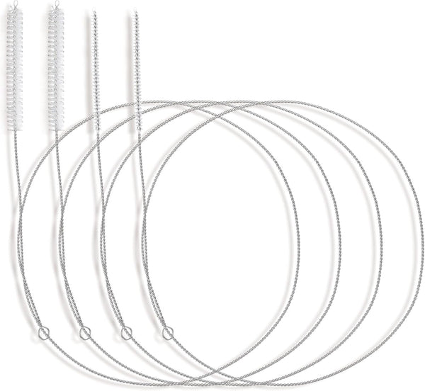 4 Pcs Extra Long Cleaning Brush, 1m/39in for Straw Tube, Pipe, Hose, Bottle, Refrigerator Drain