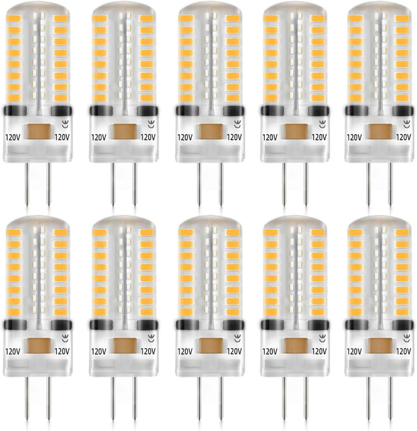 G4 120V Led Bulbs 3W Equivalent 30W Halogen 300 Lm Warm White