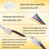 6 Pin LED Strip Connectors - Solderless 10 Pack with 16.4ft Extension Cable for Waterproof 12mm LED Strip Lights