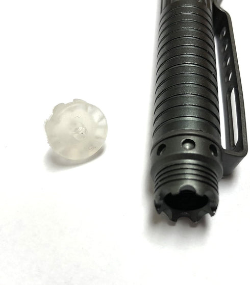 Uzi Tactical Pen, Ultra Durable Aircraft Aluminum, Real Ballpoint, with DNA Catcher, Gun Metal
