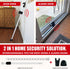 (120 Jammer Securityman Door Security Bar with Alarm | Sliding Door Security | Door Stopper dB Extra Loud Alarm) Enjoy
