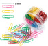 Yarlung 900 Pieces 2 Inch Jumbo Paper Clips, Vinyl Coated Large Paperclips for Office, School Document Organizing, Non-Skid, 6 Colors by yarlung