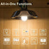 MikeWin Motion Sensor Light Bulbs, Outdoor 4 Packs, 13W (100W Equivalent) Security LED Bulb, E26, A19, 5000K Daylight