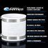 Fernco 1056-33 3-in. Flexible PVC Pipe Coupling for Cast Iron and Plastic Plumbing Connections, White