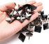 Black Upholstery Tacks 19mmx20mm Square Head Bubble Nails, Decorative Square Nails for House Building Kitchen, 50 Pcs