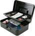 Decaller Large Cash Box with Combination Lock, Metal Money Box with Removable