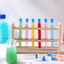 Hoteam 100 Pcs Clear Test Tubes with Lids, Plastic Vials for Scientific Experiments, Party Supplies, Candy Storage