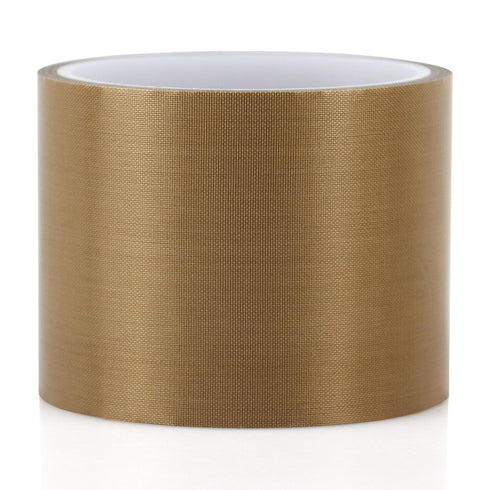 BOMEI PACK Teflone PTFE Glass Cloth Tape, 3-inch x 33 Feet, High Temperature Adhesive Tape for Vacuum Sealer