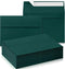 Harloon 100 Pcs A9 Envelopes, 5.75 x 8.75 Inch, Self Adhesive Wedding Invitation Envelopes, Dark Green