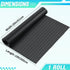 20 10 Breling in x ft Rubber Diamond Plate Rolls Garage Floor Mat for Under Car, Heavy Duty Flooring Rug for Trailers