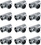 uxcell 3/4" PVC Tee, 12 Pcs 3 Way Elbow Connector Furniture Grade
