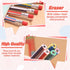 80 7 Inch Qyyiguf Pcs Flexible Pencils,Soft Pencils with Eraser,Striped Magic Bendy Pencil for Gifts
