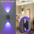 Generic Modern Wall Lamp Double-Headed Sconce Lights Up and Down Lighting Spotlight LED Decorative for Decor Ceiling