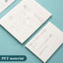 M&G 300 Sheets Transparent Sticky Notes, Waterproof Self-Adhesive Translucent Pads for Books Annotation School Office.