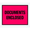 Tape Logic "Documents Enclosed" Envelopes, 4 1/2" x 5 1/2", Red (Pack of 1000)