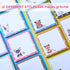 Handepo 12 Pack Dog Cat Notepad Small to Do List Sticky Notes Funny Cute Note Pads Dog Sticky Notes Puppy Cat Theme Self Stick Note Pads Memo Pads for Office School, 600 Sheets in Total(Dog)