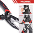 HAUTMEC Forged Wire Stripper Pliers 8", Compact Design, Multifunction Electrical Tool: Pliers, Stripper, Cable Cutter,