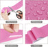 YENHOME 3"X590" Pink Wallpaper Border for Bulletin Board Self Adhesive Wallpaper Border Waterproof Mirror Frame Border Pink Bulletin Board Border Roll Classroom Girl Bedroom Bathroom Wall Removable by YENHOME