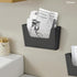 YOHOM 5 PCS Single Pocket Mail Holder, Hanging Wall File Organizer, Vertical Magazine Rack for Desk and Office