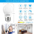4 Pack A15 Bulbs 60 5000K Bulb, Non-Dimmable, 600 E26 A15 6.5W Bulbs 60 MorningLight Light Watt Equivalent, Daylight