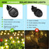 Solar Garden Lights - 2 Pack 16 LED Waterproof Outdoor Lights, Firefly Garden Decoration for Yard, Warm White