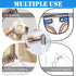 3 Pack 150 cm Handheld Sprayer, Cloth Diaper for Baby Wash Includes Metal Hose and Holder - Excluding T-Type valves