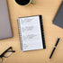 Juvale 2-Pack Spiral Password Keeper Book, Password Notebook with Alphabetical Tabs, Gray/Black (80 Lined Pages)