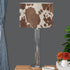 Suhoaziia Bulb Brown Cow Print Shade Lampshade Cover Wall Lamp Candle Shade for Floor Lamp Christmas Modern Home Living